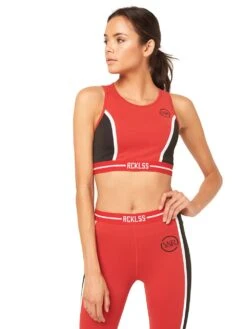 Taylor Sports Bra- Red/Black(Taylor Sports Bra Red Black)