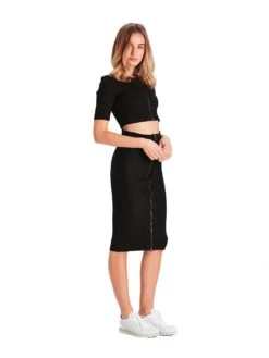 Addison Midi Skirt - Black(Addison Mini Skirt)