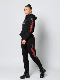 Tribute Jr. Hoodie - Black/Red -Men Women Style reckless girls womens fleece hoodies tribute jr hoodie black red 6661734531175