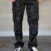 Ambush Cargo Pants - Black Camo