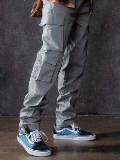 Exploit Cargo Pants - Grey(Exploit Cargo Pants Grey) -Men Women Style young and reckless mens bottoms cargos exploit cargo pants grey 28401200234599