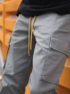 Exploit Cargo Pants - Grey(Exploit Cargo Pants Grey) -Men Women Style young and reckless mens bottoms cargos exploit cargo pants grey 28403038158951