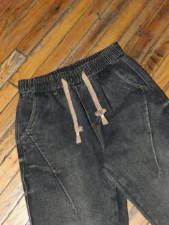 Rogue Denim Jogger - Black(Rogue Denim Jogger Black) -Men Women Style young and reckless mens bottoms cargos rogue denim jogger black 1153855321