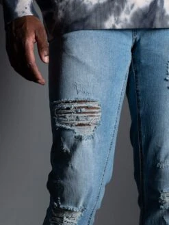Carthage Jeans - Light Indigo -Men Women Style young and reckless mens denim carthage jeans light indigo 28396833505383