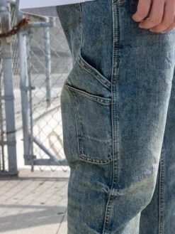 Normandie Carpenter Denim - Blue -Men Women Style young and reckless mens denim normandie carpenter denim blue 31174484361319