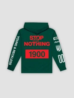 Fast Track Hoodie - Forrest Green
