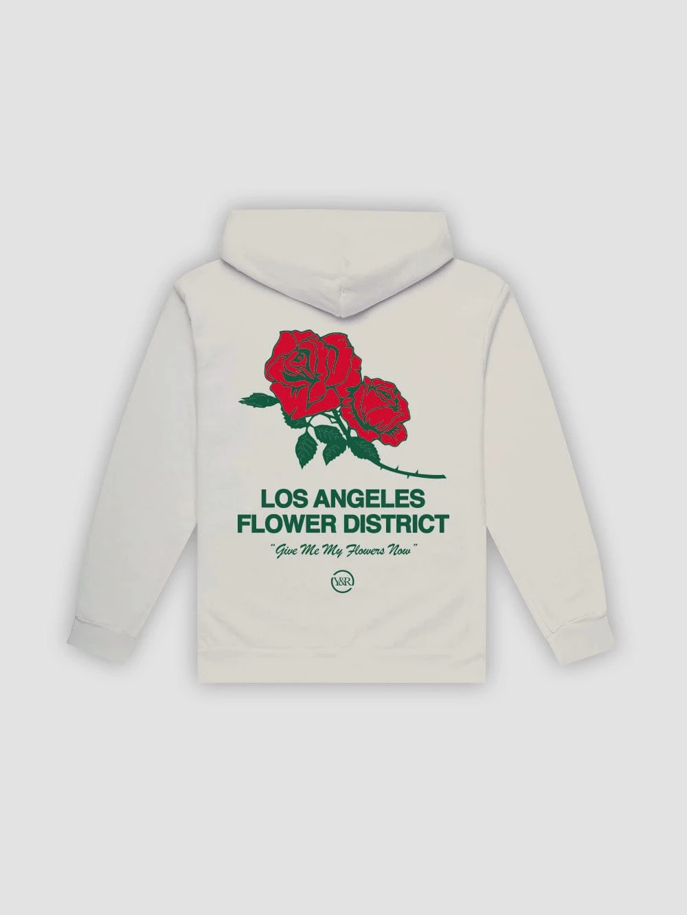 Flower District Hoodie - Cream(Flower District Hoodie Cream) 1 Flower District Hoodie - Cream(Flower District Hoodie Cream)