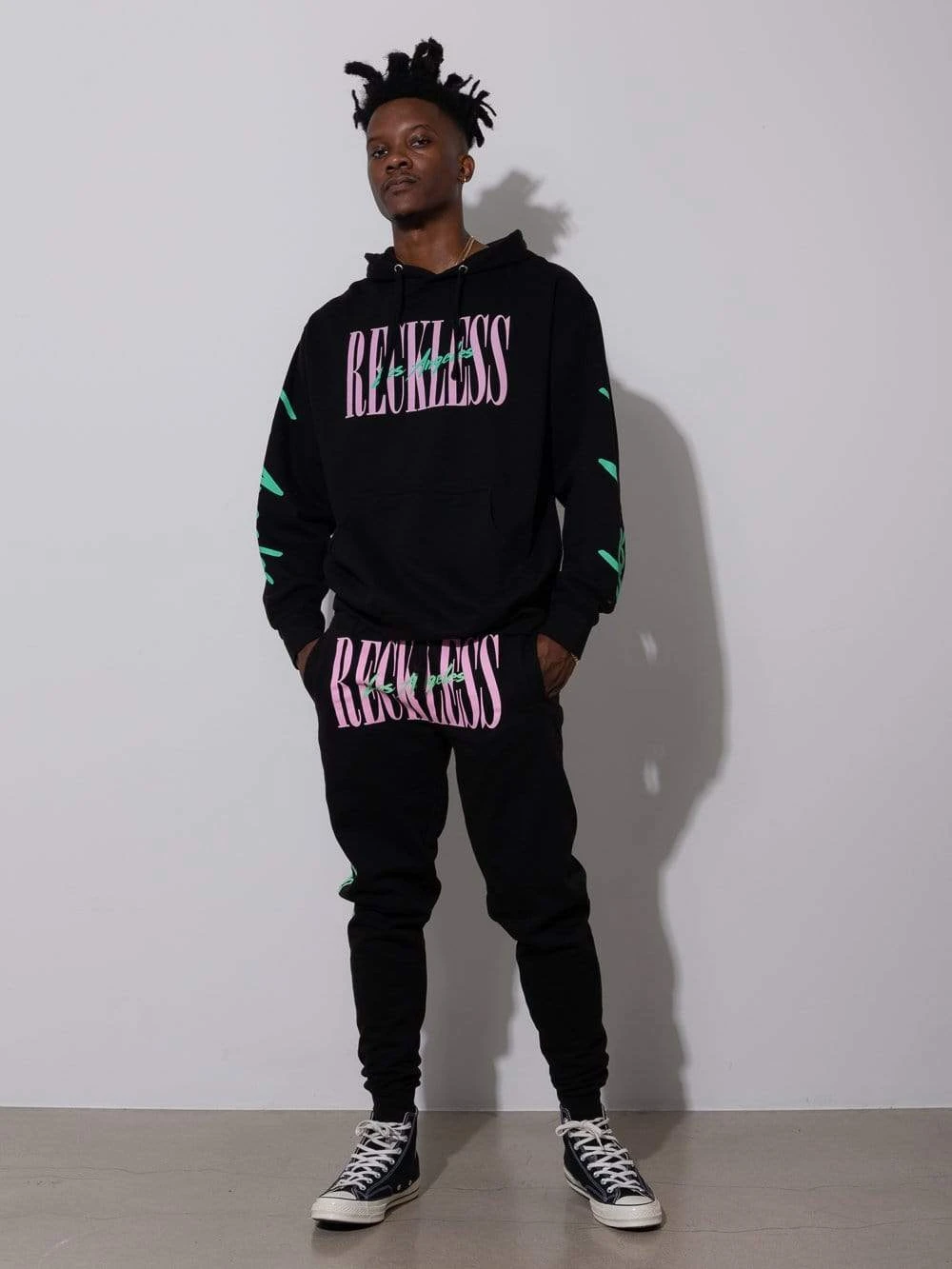 LA Vintage Hoodie - Black 1 LA Vintage Hoodie - Black