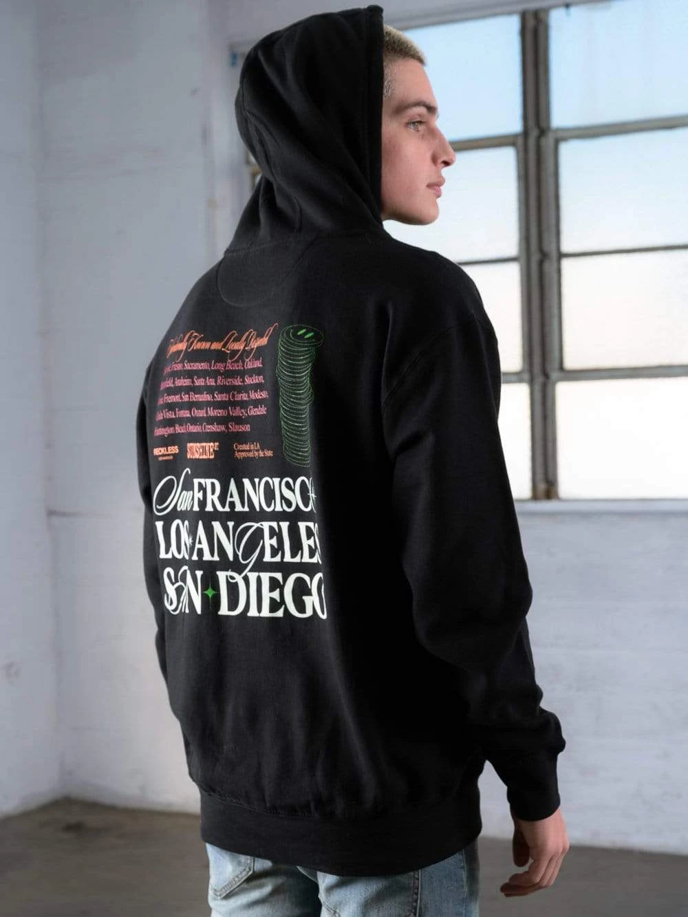 Locals Hoodie - Black 2 Locals Hoodie - Black - Image 2