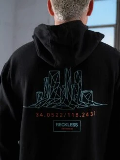 WireFrame Hoodie - Black -Men Women Style young and reckless mens fleece hoodies wireframe hoodie black 28854217408615