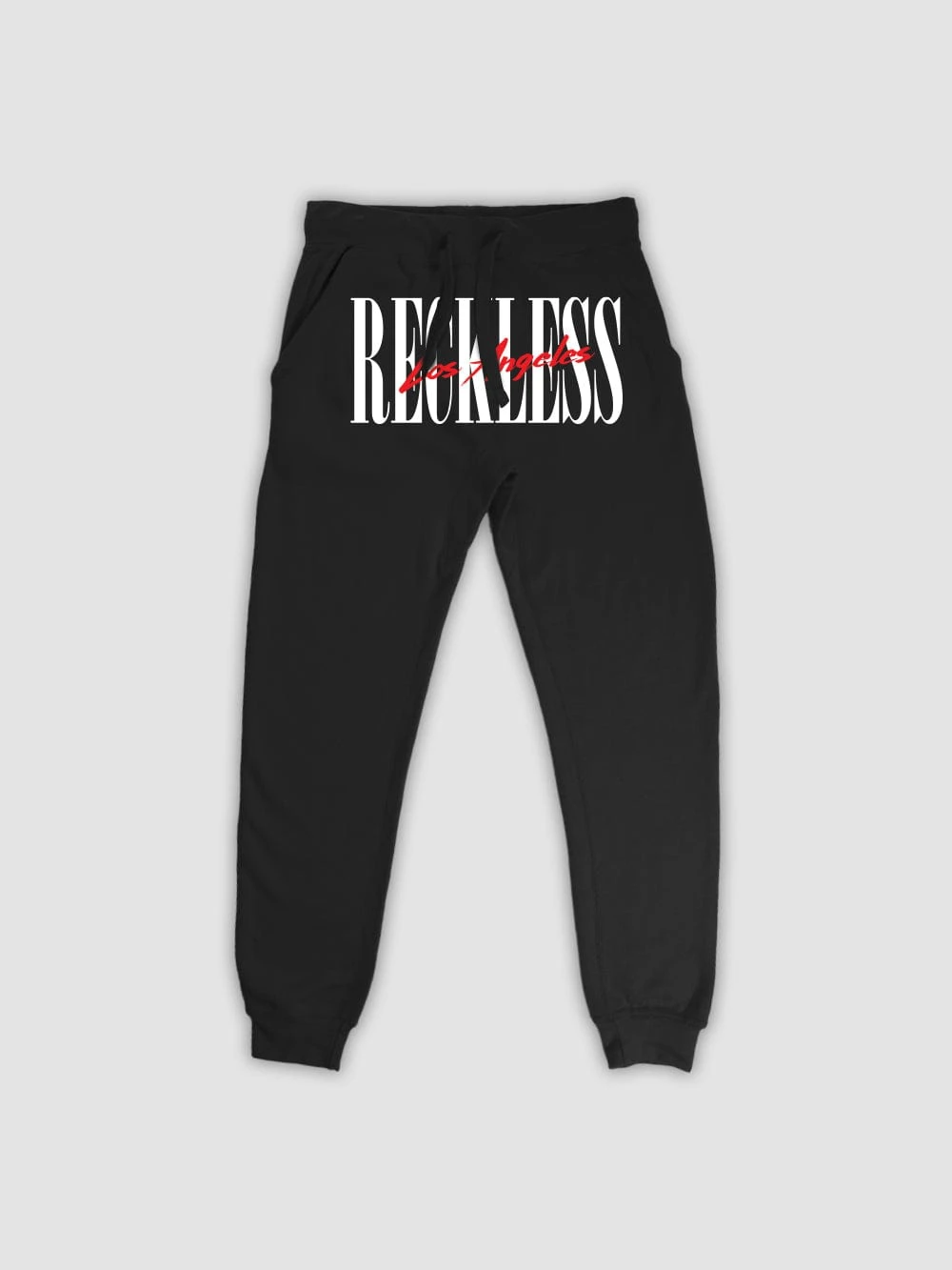 LA Vintage Sweatpants - Black/White 1 LA Vintage Sweatpants - Black/White