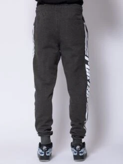 Racer Sweatpants - Grey/White(Racer Sweatpants Grey White) 10 Racer Sweatpants - Grey/White(Racer Sweatpants Grey White) -Men Women Style young and reckless mens fleece sweatpants racer sweatpants grey white 14268341780583