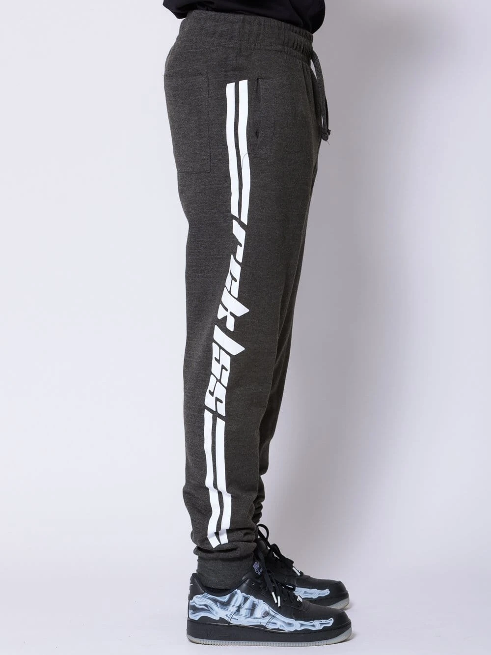 Racer Sweatpants - Grey/White(Racer Sweatpants Grey White) 4 Racer Sweatpants - Grey/White(Racer Sweatpants Grey White) - Image 4