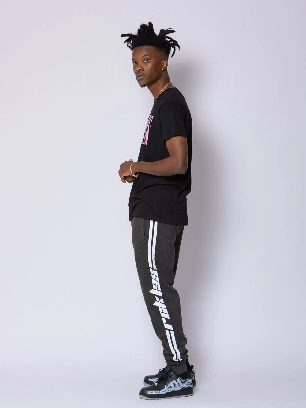 Racer Sweatpants - Grey/White(Racer Sweatpants Grey White) 6 Racer Sweatpants - Grey/White(Racer Sweatpants Grey White) - Image 6