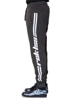 Racer Sweatpants - Grey/White(Racer Sweatpants Grey White)