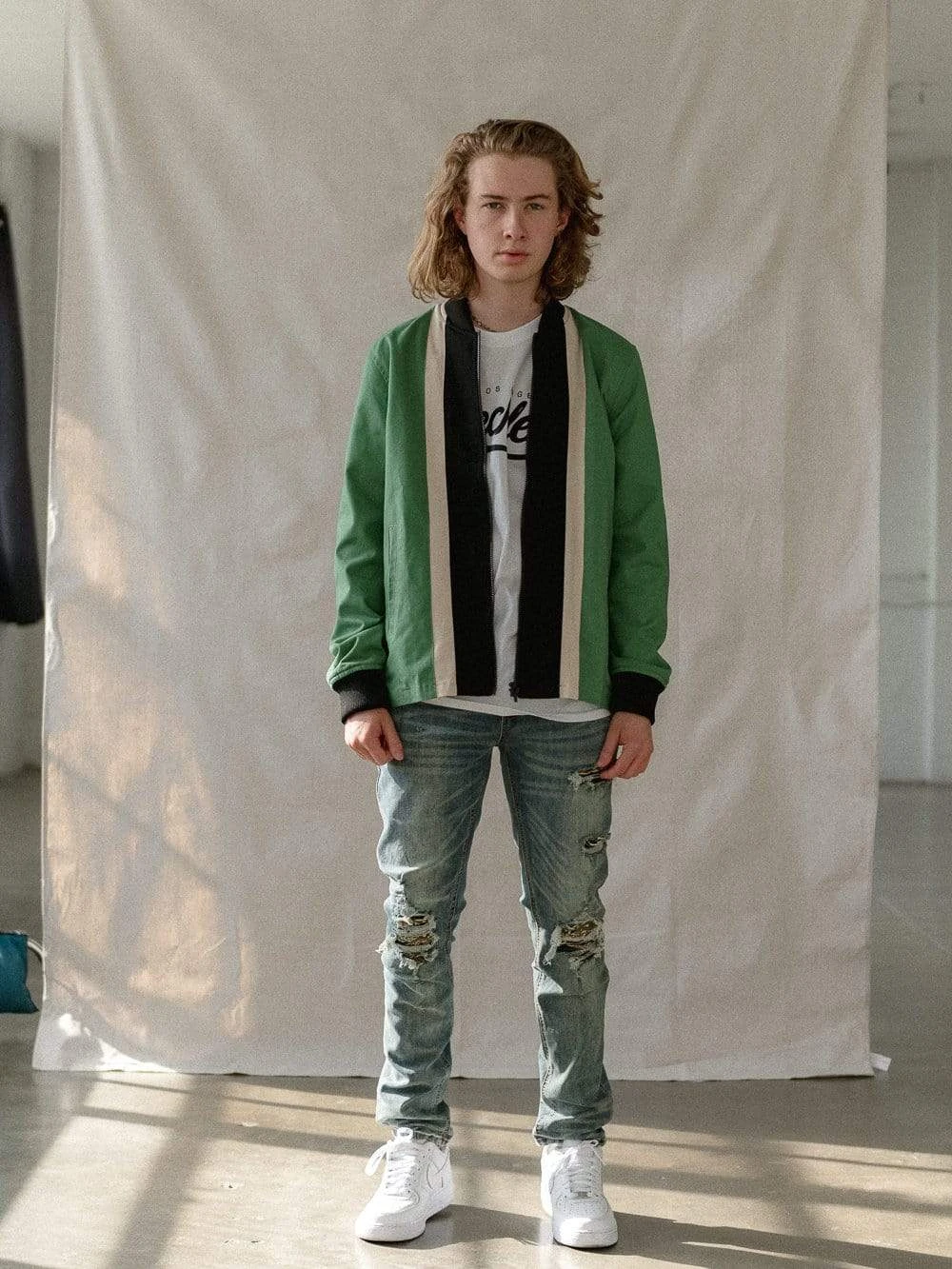 Pismo Bomber Jacket - Sage 8 Pismo Bomber Jacket - Sage - Image 8