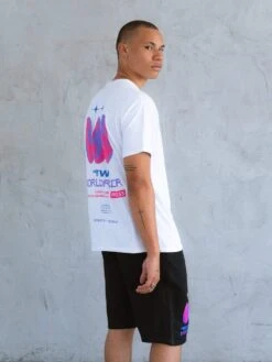 Atlas Tee - White -Men Women Style young and reckless mens tops graphic tee atlas tee white 28464455057511