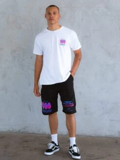 Atlas Tee - White -Men Women Style young and reckless mens tops graphic tee atlas tee white 28464463478887