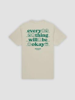 Everything Will Be Okay Tee - Natural