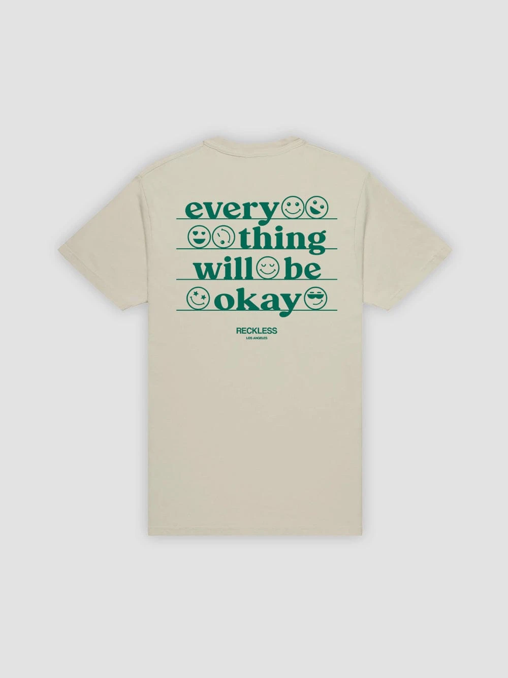 Everything Will Be Okay Tee - Natural 1 Everything Will Be Okay Tee - Natural