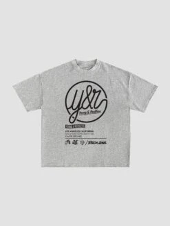 Loopin Out Tee - Heather Grey