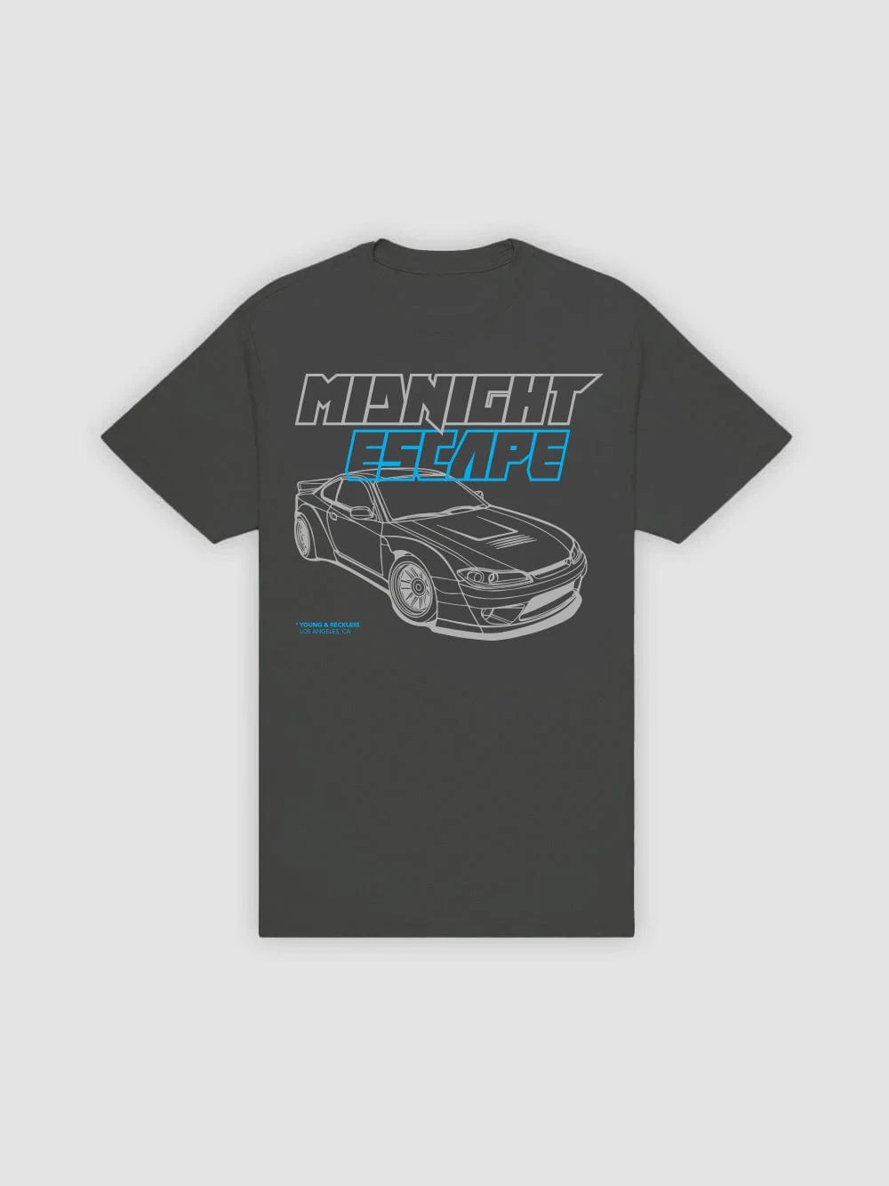 Midnight Escape Tee - Charcoal 1 Midnight Escape Tee - Charcoal