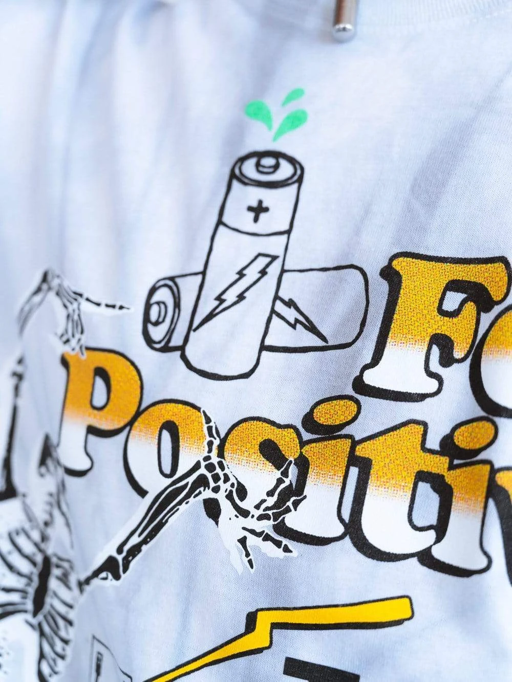 Positive Tee - Cement Tie Dye 4 Positive Tee - Cement Tie Dye - Image 4