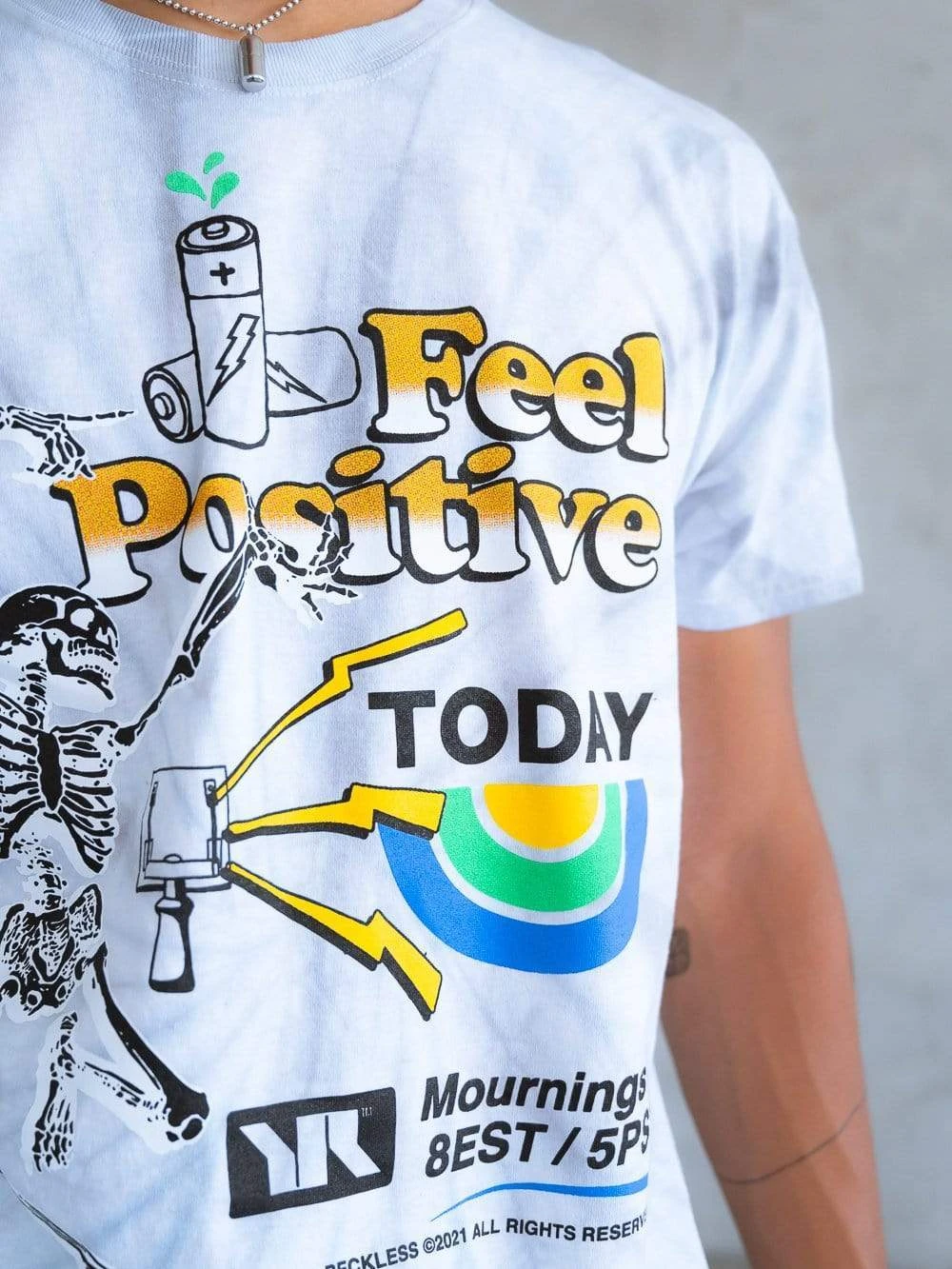 Positive Tee - Cement Tie Dye 3 Positive Tee - Cement Tie Dye - Image 3