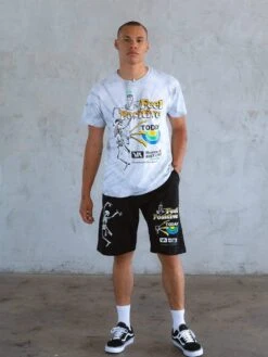 Positive Tee - Cement Tie Dye