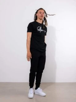 Signature Tee - Black -Men Women Style young and reckless mens tops graphic tee signature tee black 28437462876263