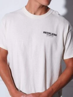 Standard Issue Tee - Natural -Men Women Style young and reckless mens tops graphic tee standard issue tee natural 28482479980647