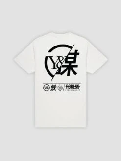 Strike Thru Tee - White