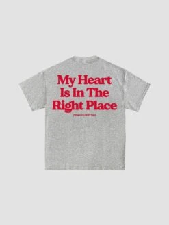 With You Tee - Heather Grey