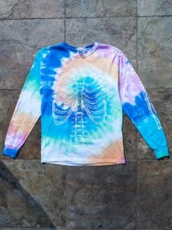 Framework Long Sleeve - Tie Dye -Men Women Style young and reckless mens tops long sleeve framework long sleeve tie dye 29081167102055