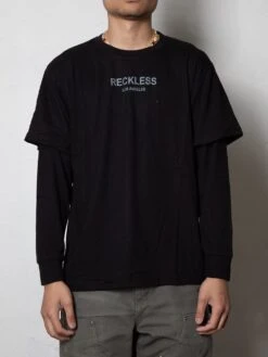 Reckless Double L/S Tee - Black(Reckless Double L S Tee Black)