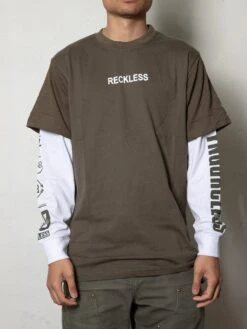 Reckless Double L/S Tee - Olive(Reckless Double L S Olive)