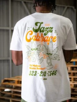 Reckless X Weedhumor: Jazz Cabbage Tee - White