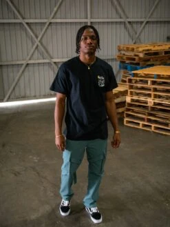 Reckless X Weedhumor: Mile High Club Tee - Black -Men Women Style young and reckless mens weedhumor reckless x weedhumor mile high club tee black 29158535823463