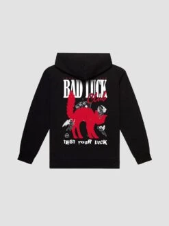 Bad Luck Club Hoodie - Black -Men Women Style young reckless mens fleece hoodies bad luck club hoodie black 29836704415847