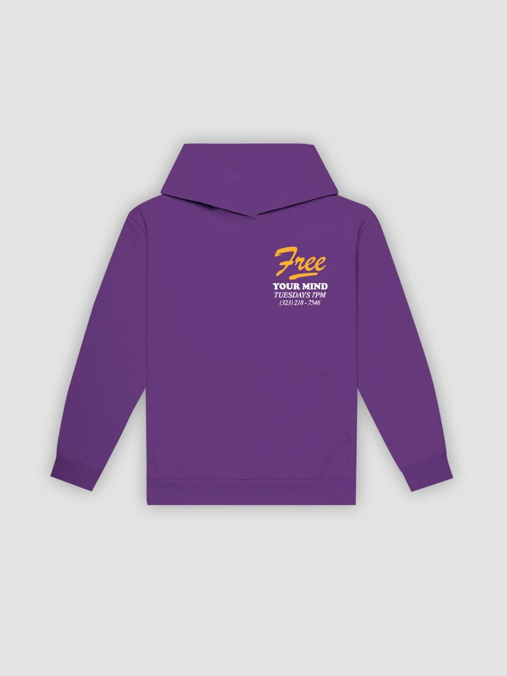 Free Your Mind Hoodie - Purple 2 Free Your Mind Hoodie - Purple - Image 2