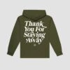 Keep Your Distance Hoodie - Military Green