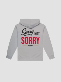 Not Sorry Hoodie - Carbon Grey