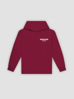 Front Page -Men Women Style young reckless mens fleece hoodies standard issue hoodie maroon 29832122663015