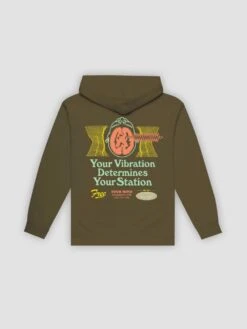 Vibrations Hoodie - Military Green