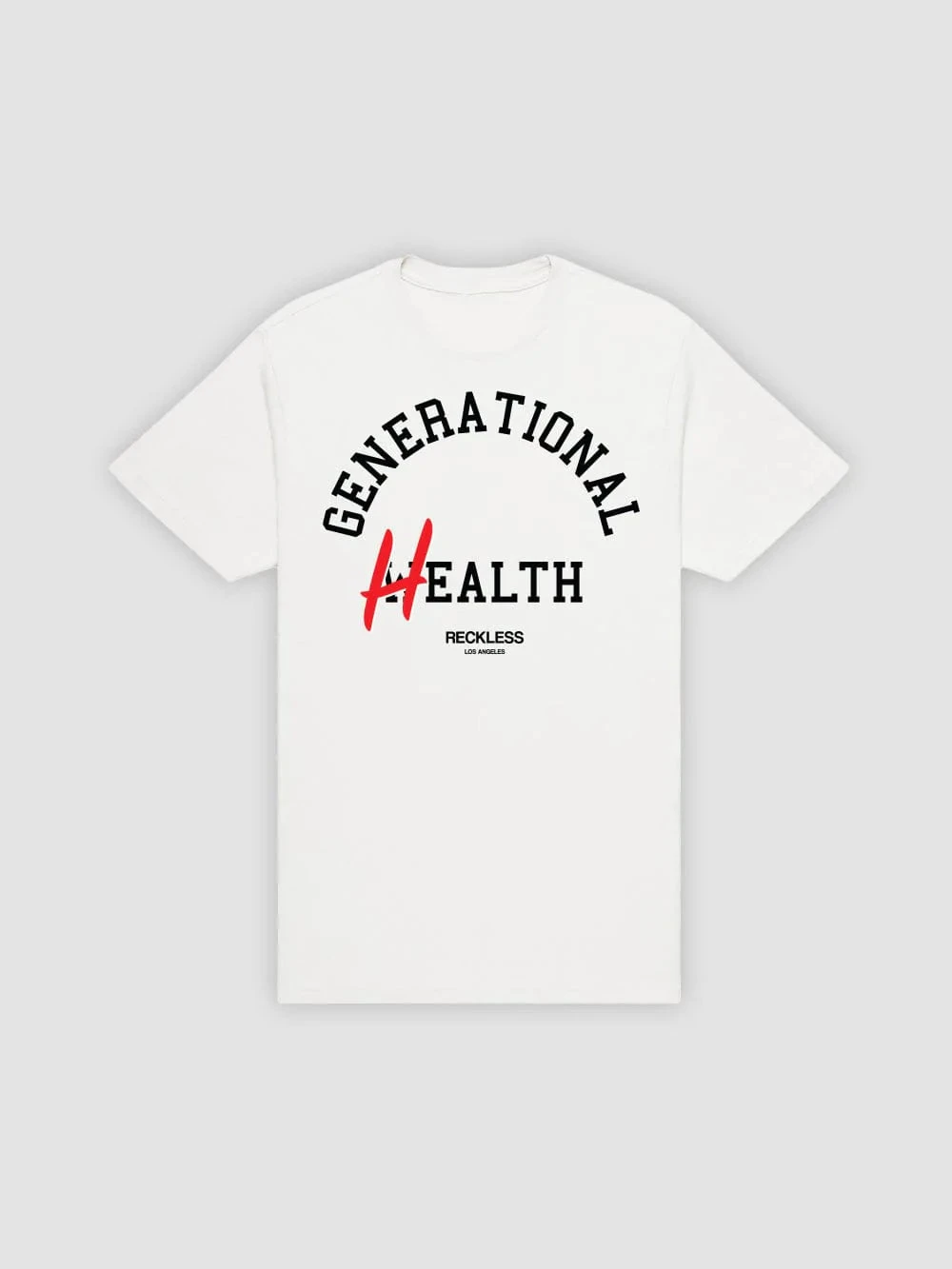 Generational Health Tee - White 1 Generational Health Tee - White