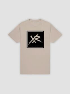 Square Logo Tee - Natural