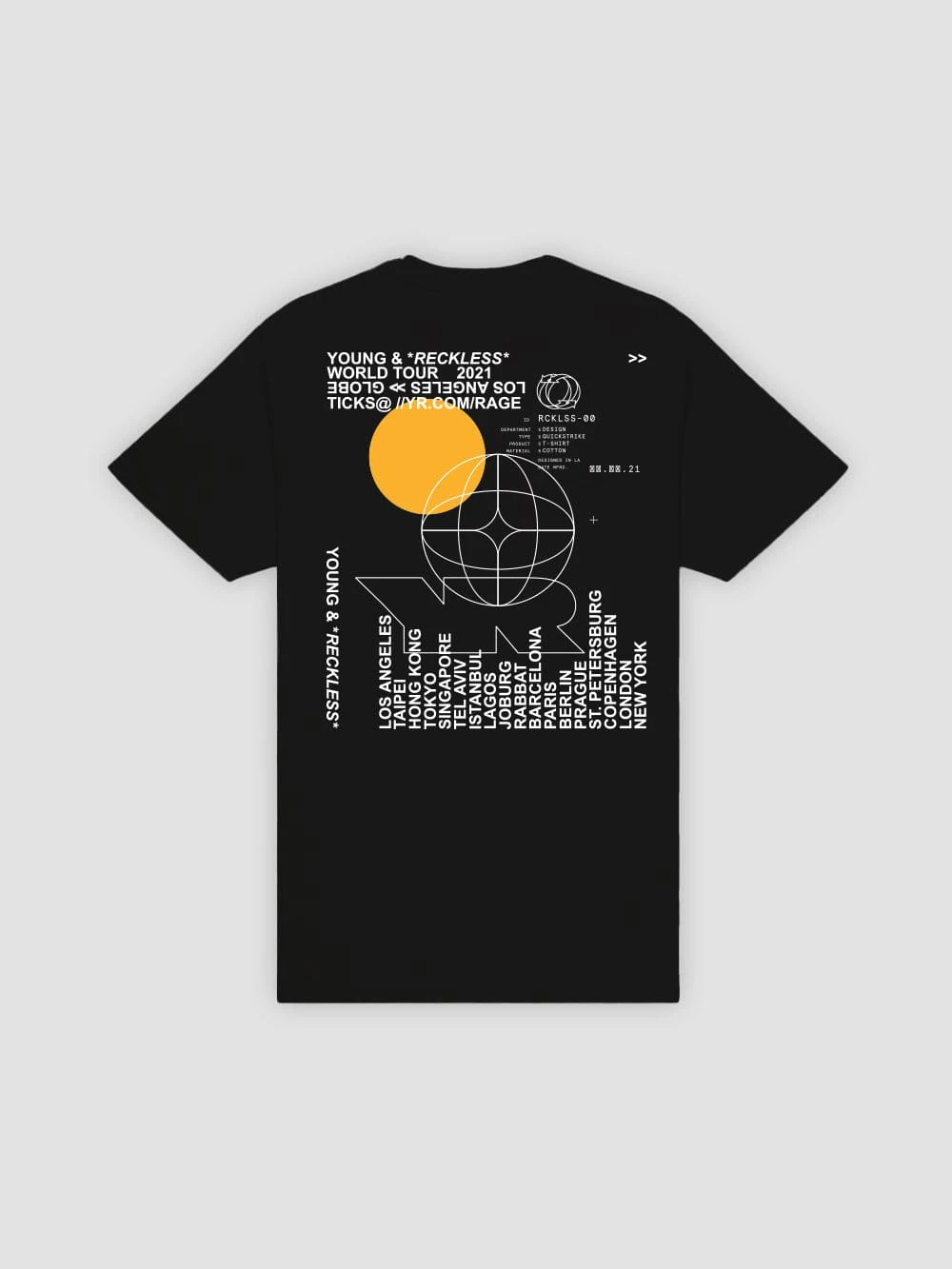 World Tour Tee - Black 1 World Tour Tee - Black